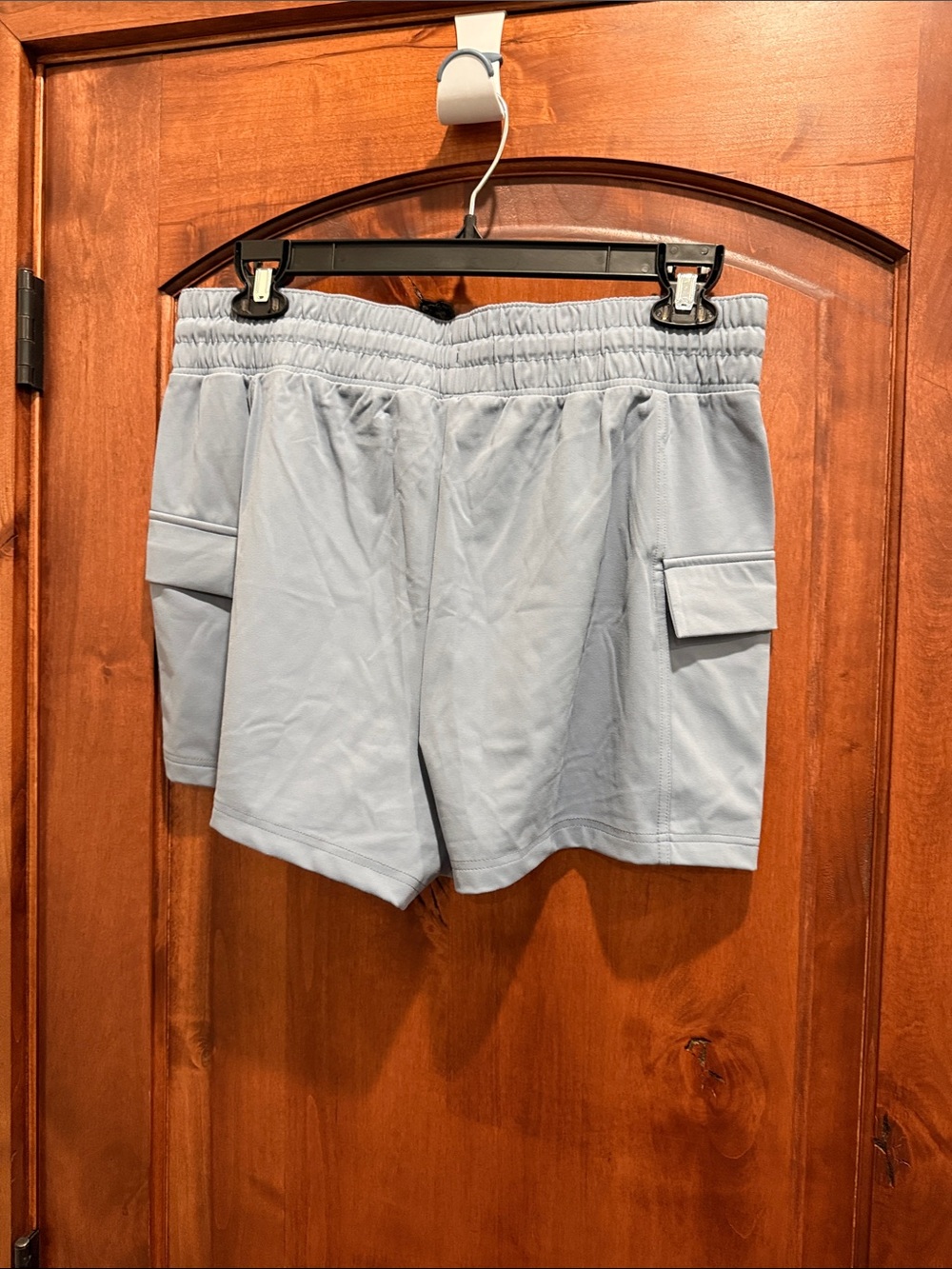 Blue Performance Drawstring Shorts - Picture 2 of 8
